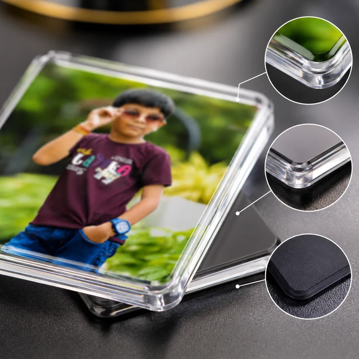 Personalized Fridge Magnet view 4